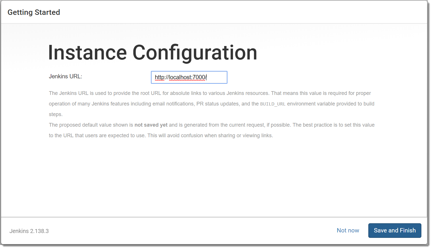 Jenkins Instance Configuration