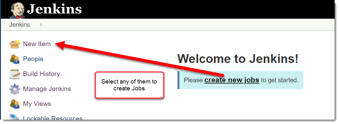 Jenkins Create new Jobs