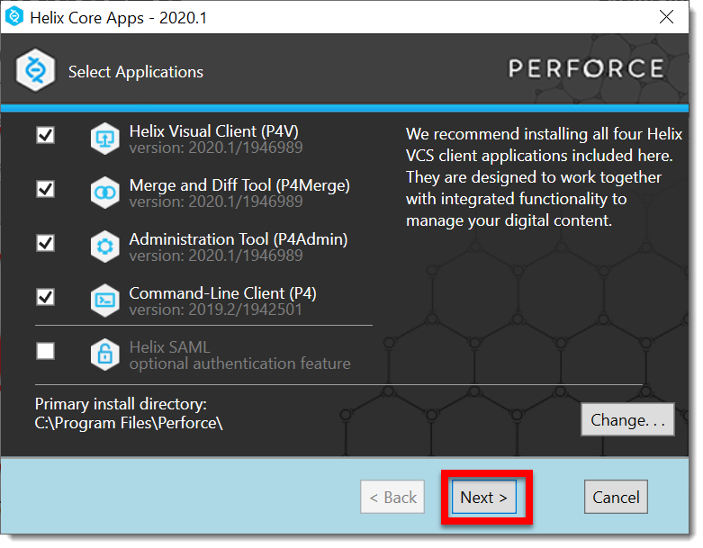 Visual Merge Tool Setup