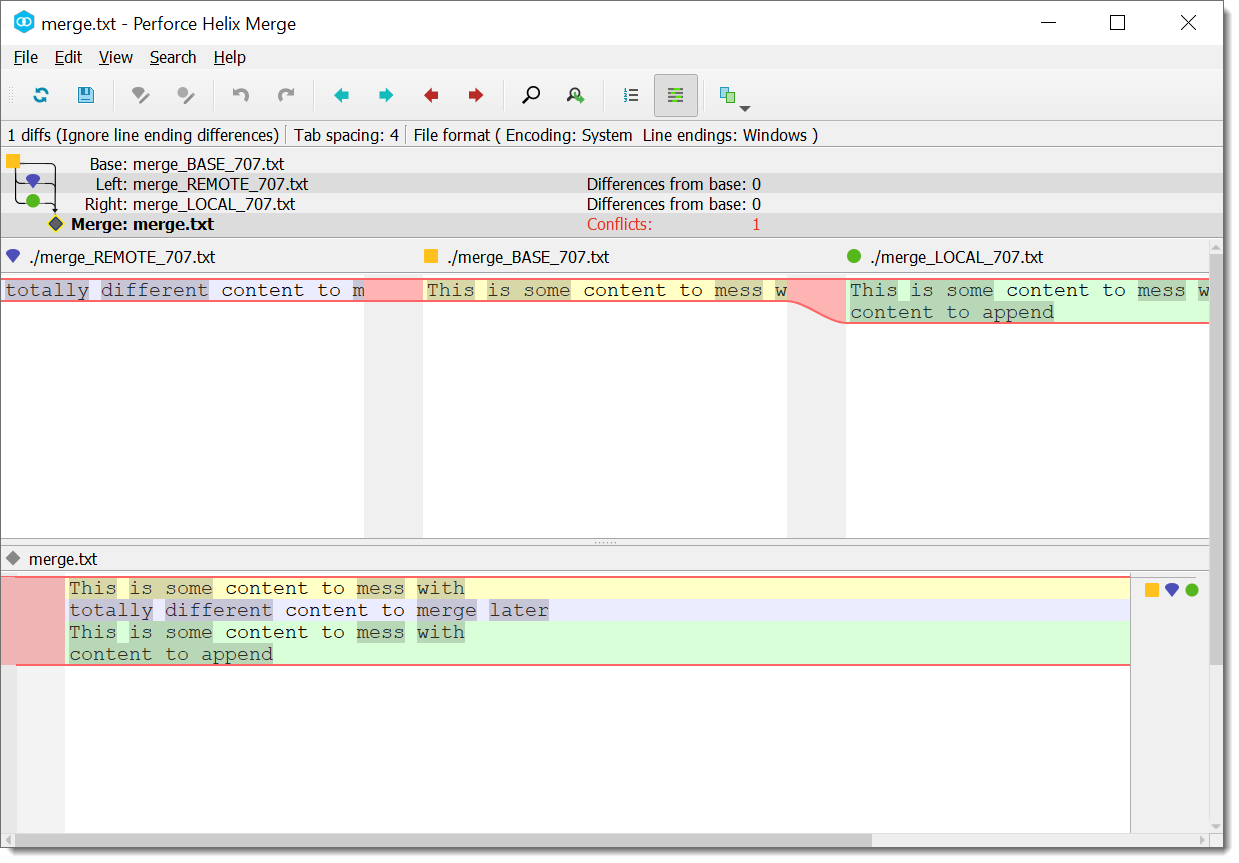 Visual Merge Tool (Resolve git Conflict)